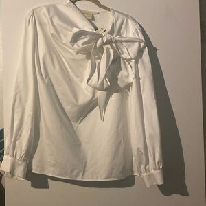 White cotton blouse